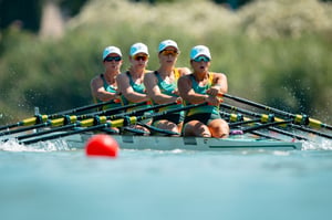 Rowsellas impress with flying start. Photo Credit: Benedict Tufnell/Row360