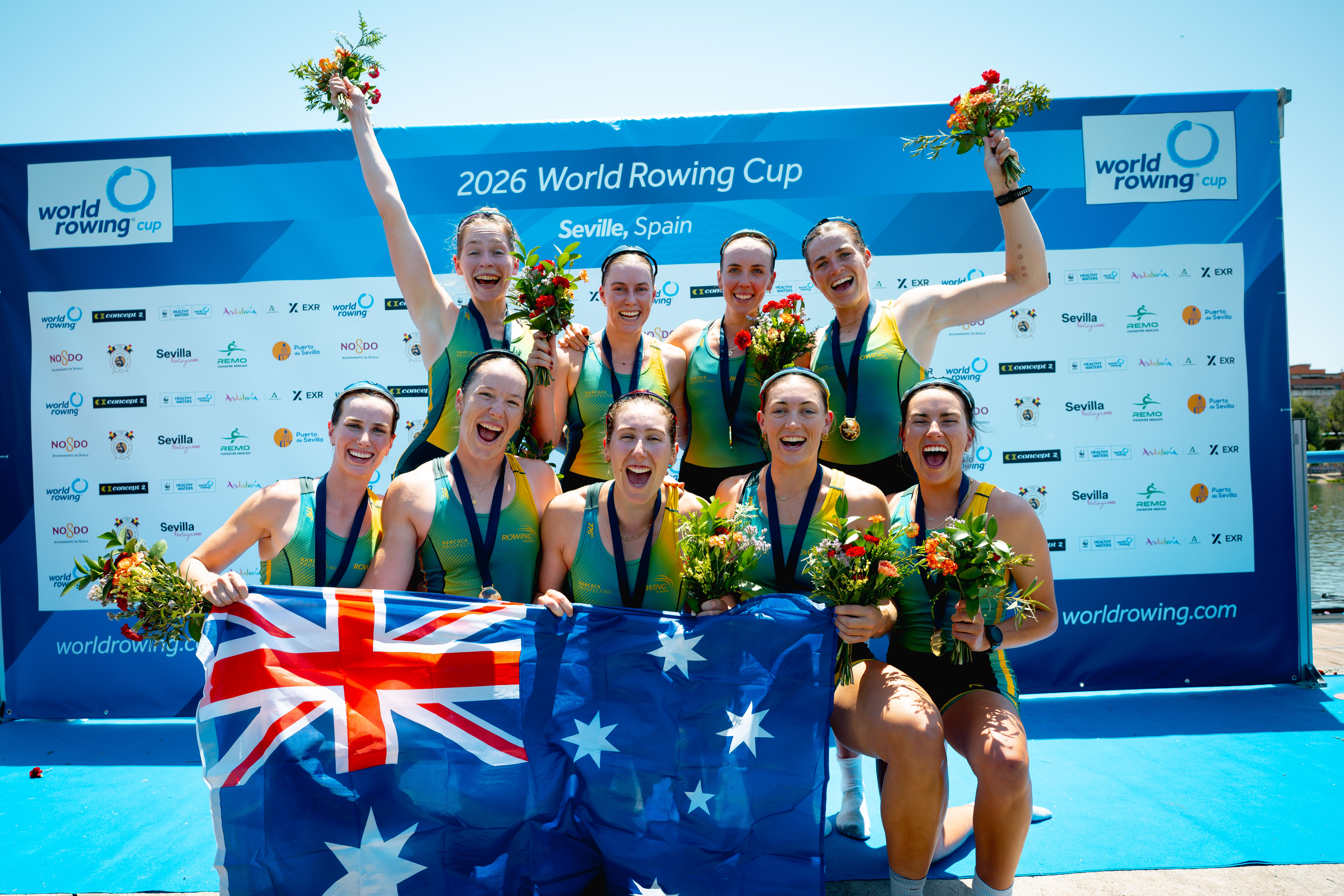 Wrci World Cup 1, Seville โ Day 3: Australian Womenโs Eight powers to gold